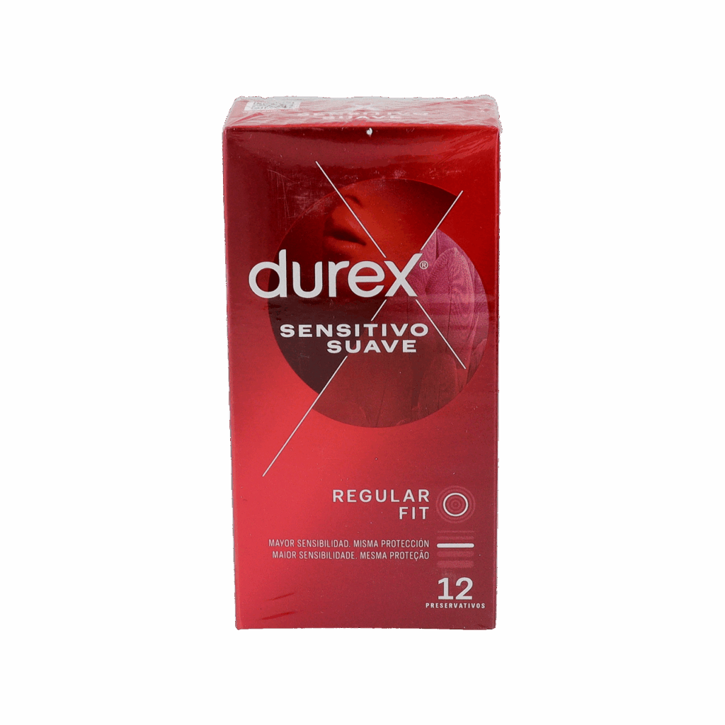 DUREX SENSITIVO SUAVE PRESERVATIVOS 12 UNIDADES DUREX SENSITIVO SUAVE PRESERVATIVOS 12 UNIDADES