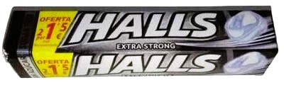 CARAMELOS HALLS EXTRA FUERTE CARAMELOS HALLS EXTRA FUERTE