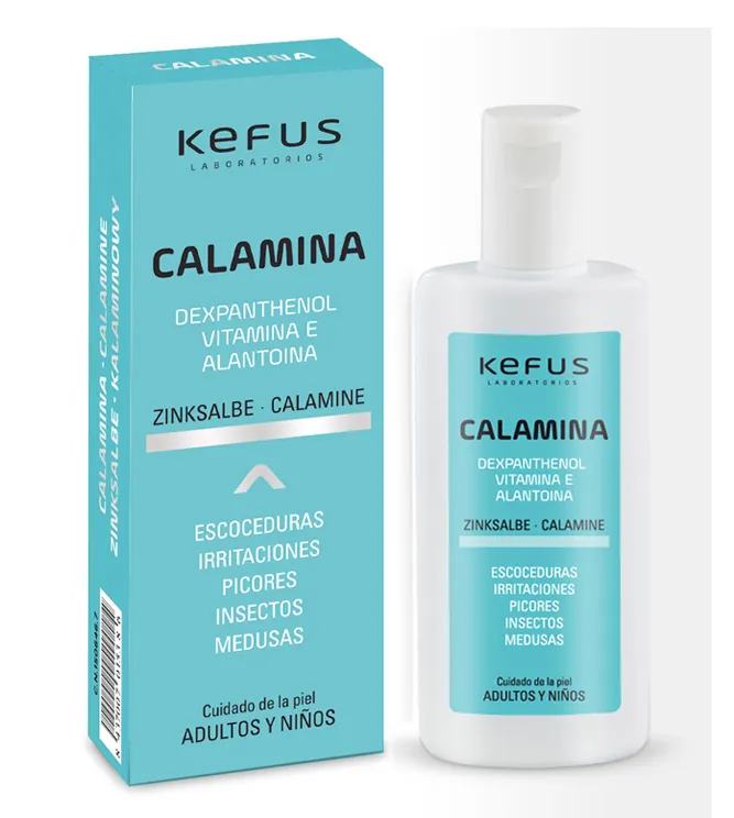 KEFUS LOCION DE CALAMINA CON DEXPANTENOL 1 ENVASE 125 G KEFUS LOCION DE CALAMINA CON DEXPANTENOL 1 ENVASE 125 G