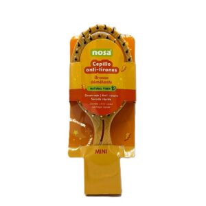 NOSA MINI CEPILLO ANTI- TIRONES NARANJA