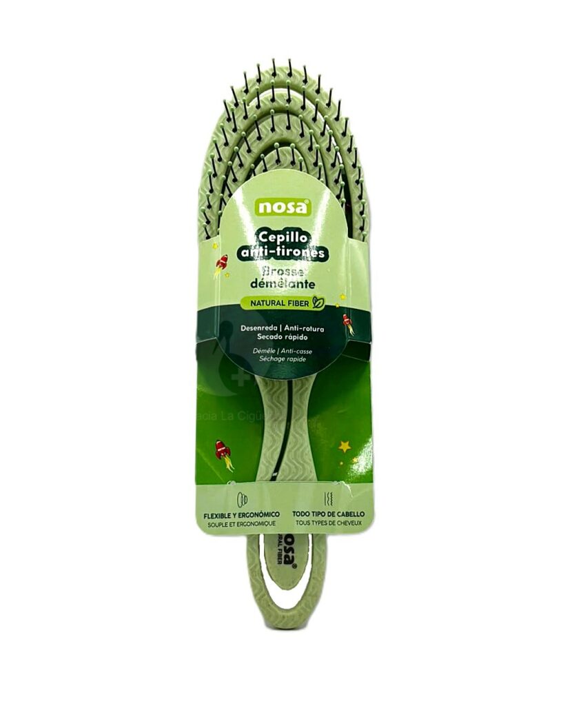 NOSA CEPILLO ANTI TIRONES VERDE NOSA CEPILLO ANTI TIRONES VERDE