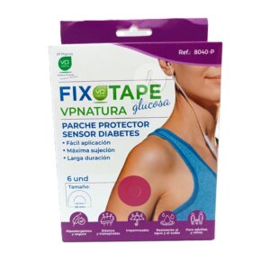 VP NATURA PARCHE PROTECTOR SENSOR DIABETES 6 UNIDADES COLOR ROSA