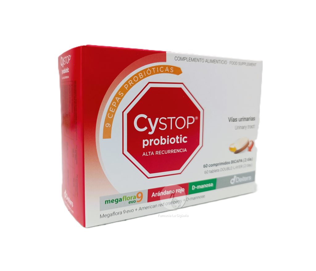 CYSTOP PROBIOTIC ALTA RECURRENCIA 60 COMPRIMIDOS BICAPA CYSTOP PROBIOTIC ALTA RECURRENCIA 60 COMPRIMIDOS BICAPA