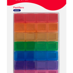 ACOFAR PASTILLERO SEMANAL HORIZONTAL 1 UNIDAD
