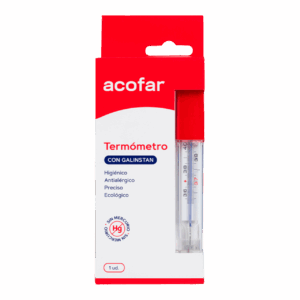 TERMOMETRO CON GALINSTAN ACOFAR 1 UNIDAD