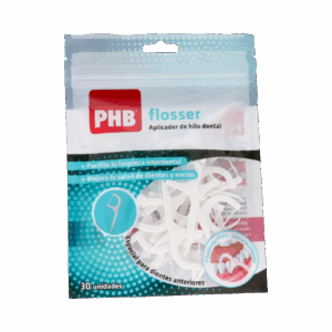 PHB APLICADOR HILO FLOSSER PTFE 30 UNIDADES