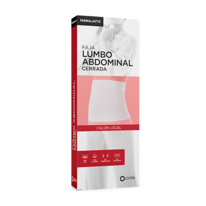 FAJA LUMBOABDOMINAL CERRADA FARMALASTIC 1 UNIDAD TALLA PEQUEÑA COLOR BLANCO FAJA LUMBOABDOMINAL CERRADA FARMALASTIC 1 UNIDAD TALLA PEQUEÑA COLOR BLANCO
