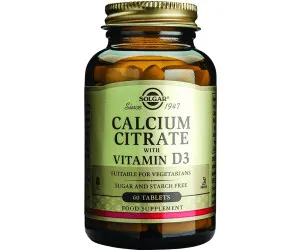 SOLGAR CITRATO CALCIO+VIT D3 60COMP