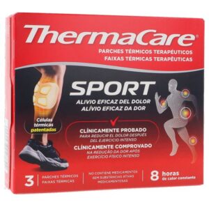 THERMACARE PARCHE TERMICO TERAPEUTICOS SPORT 3 PARCHES