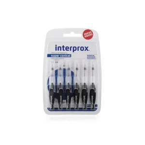CEPILLO ESPACIO INTERPROXIMAL INTERPROX 4G SUPER CONICO 6 UNIDADES