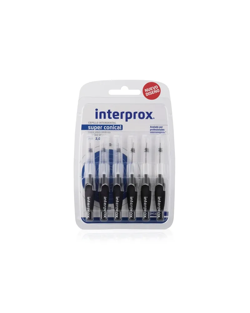 CEPILLO ESPACIO INTERPROXIMAL INTERPROX 4G SUPER CONICO 6 UNIDADES CEPILLO ESPACIO INTERPROXIMAL INTERPROX 4G SUPER CONICO 6 UNIDADES
