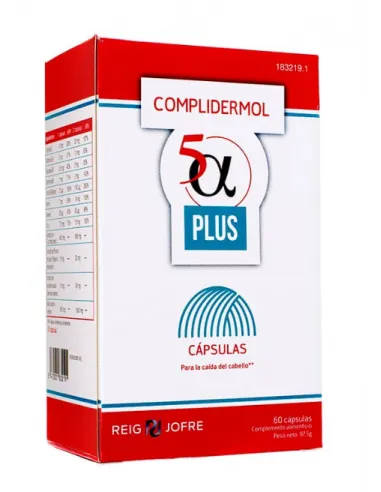 COMPLIDERMOL 5ALFA PLUS 180 CAPSULAS PACK 2 + 1 COMPLIDERMOL 5ALFA PLUS 180 CAPSULAS PACK 2 + 1