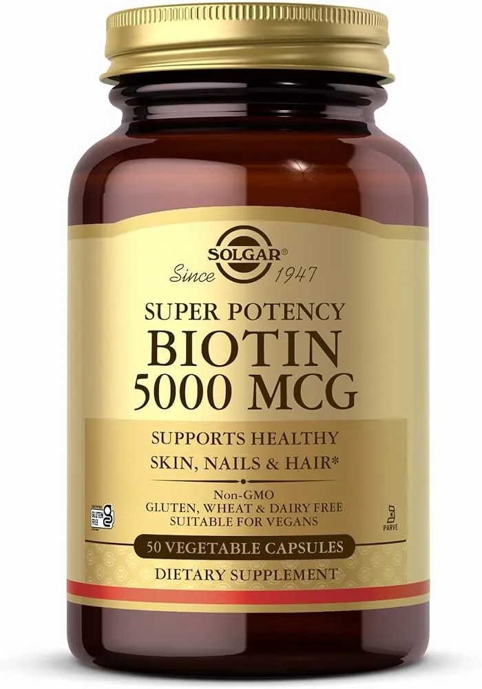 SOLGAR BIOTINA 5000 MICROGRAMOS 100 CAPSULAS VEGETALES SOLGAR BIOTINA 5000 MICROGRAMOS 100 CAPSULAS VEGETALES