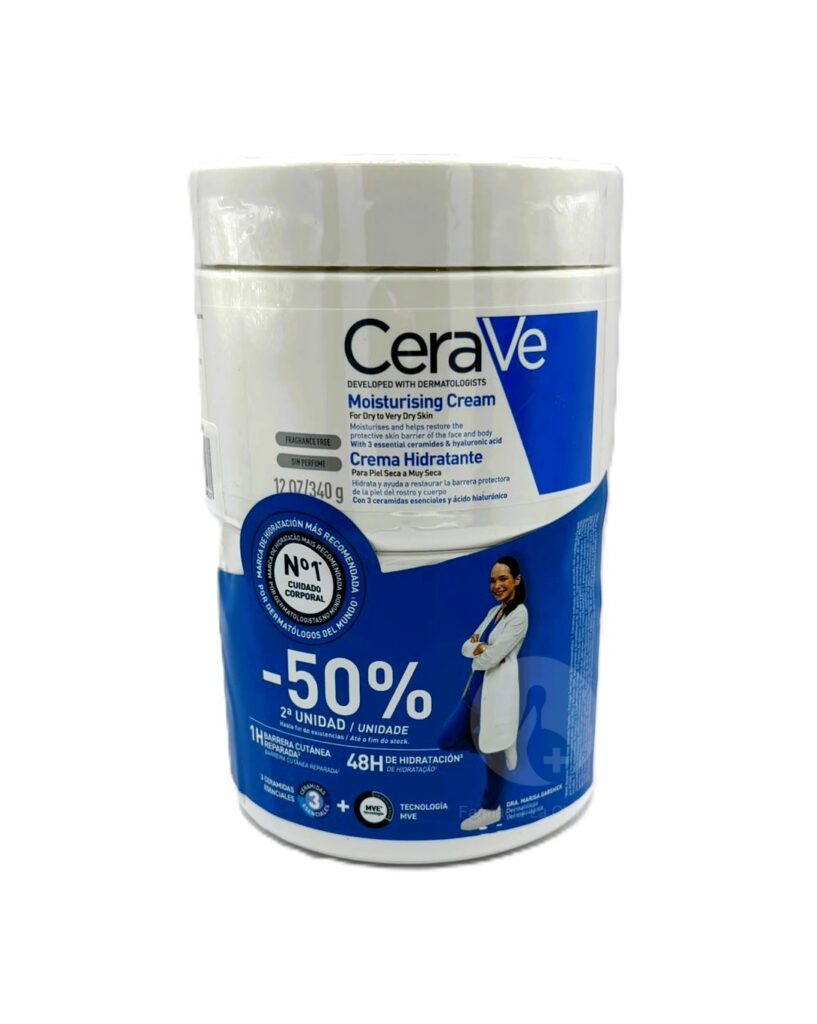 CERAVE DUPLO CREMA HIDRATANTE CERAVE 2 X 340G CERAVE DUPLO CREMA HIDRATANTE CERAVE 2 X 340G