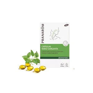 AROMAFORCE CAPSULAS NARIZ GARGANTA 30 CAPSULAS