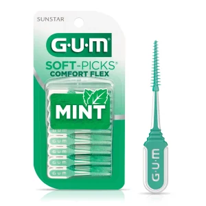 CEPILLO INTERDENTAL GUM SOFT-PICKS COMFORT FLEX MINT TALLA S 40 UNIDADES