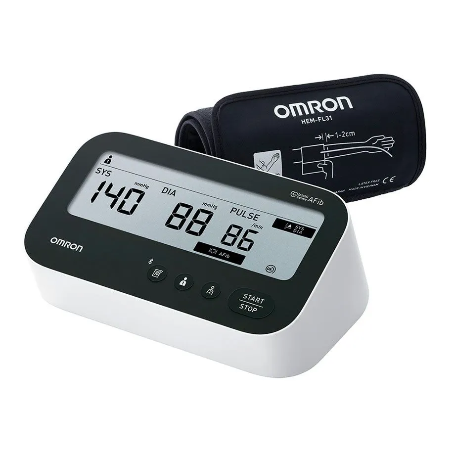 MONITOR DE PRESION ARTERIAL AUTOMATICO DE BRAZO OMRON M4 CONNECT AFIB 1 UNIDAD REF. HEM-7196T1-FLE MONITOR DE PRESION ARTERIAL AUTOMATICO DE BRAZO OMRON M4 CONNECT AFIB 1 UNIDAD REF. HEM-7196T1-FLE