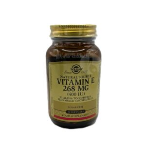 VITAMINA E 400UI (268MG) 50CAP BLANDA SOLGAR