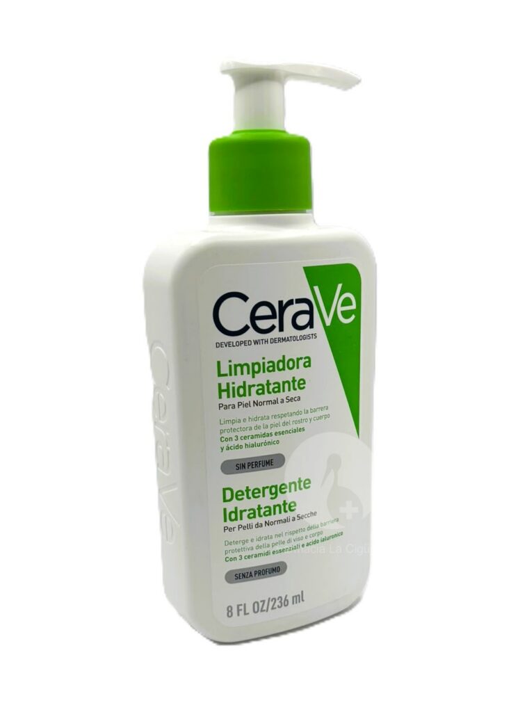 CERAVE LIMPIADORA HIDRATANTE 1 ENVASE 236 ML CERAVE LIMPIADORA HIDRATANTE 1 ENVASE 236 ML
