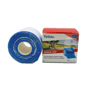 TIRITAS QUICK AID APOSITO ADHESIVO COLOR AZUL 6 CM X 2 M 1 U
