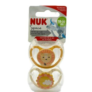 CHUPETE SILICONA NUK PM AIR 18 – 36 MESES 2 UNIDADES GATO