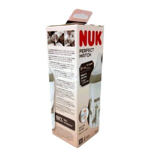 BIBERON PP SILICONA NUK PERFECT MATCH FLUJO XL 1 UNIDAD 360 ML