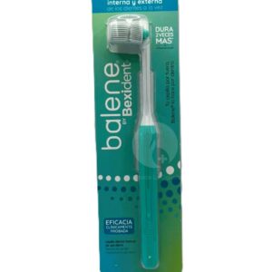 CEPILLO DENTAL ADULTO BALENE BY BEXIDENT 1 UNIDAD DUREZA SUAVE COLOR AGUAMARINA