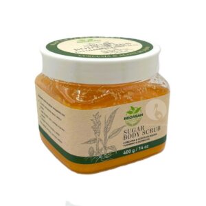 BECASAN BODY SCRUB EXFOLIANTE 400ML NARANJA Y CANELA CÚRCUMA Y ACEITE DE JOJOBA BECASAN BODY SCRUB EXFOLIANTE 400ML NARANJA Y CANELA CÚRCUMA Y ACEITE DE JOJOBA