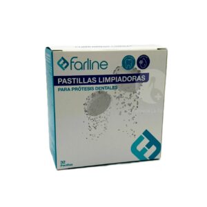 FARLINE PASTILLAS LIMPIADORAS LIMPIEZA PROTESIS DENTAL 32 TABLETAS FARLINE PASTILLAS LIMPIADORAS LIMPIEZA PROTESIS DENTAL 32 TABLETAS
