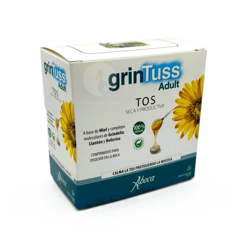GRINTUSS ADULT CON POLIRESIN 20 COMPRIMIDOS