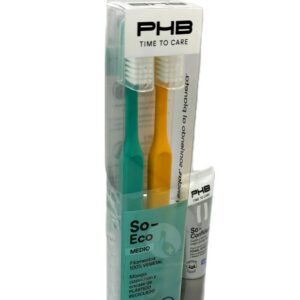 CEPILLO DENTAL ADULTO PHB TIME TO CARE SO ECO 2 UNIDADES MEDIO DUPLO CEPILLO DENTAL ADULTO PHB TIME TO CARE SO ECO 2 UNIDADES MEDIO DUPLO