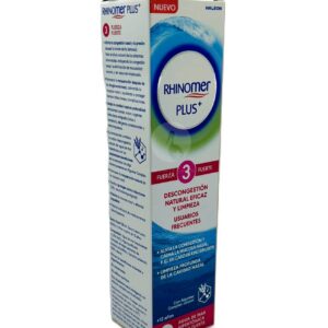 RHINOMER PLUS USUARIOS FRECUENTES FUERZA 3 FUERTE 1 SPRAY 125 ML RHINOMER PLUS USUARIOS FRECUENTES FUERZA 3 FUERTE 1 SPRAY 125 ML