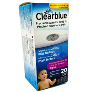 TEST DE OVULACION DIGITAL CLEARBLUE 20 UNIDADES