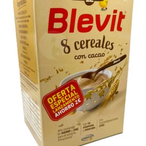 BLEVIT 8 CEREALES CON CACAO 1 ENVASE 500 G BLEVIT 8 CEREALES CON CACAO 1 ENVASE 500 G