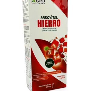 ARKOVITAL HIERRO 1 ENVASE 250 ML SABOR AFRUTADO